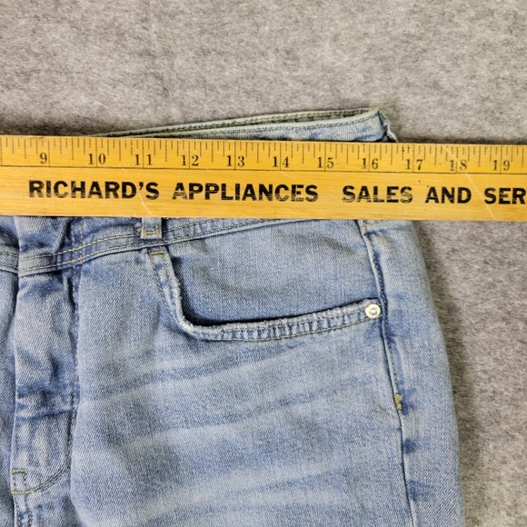 Anthro Pilcro and the letterpress High-Rise Slim Ripped Jeans Women's Size 31 - Picture 11 of 13